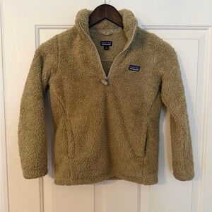 Patagonia Kids' Cozy Tan Fleece Pullover
